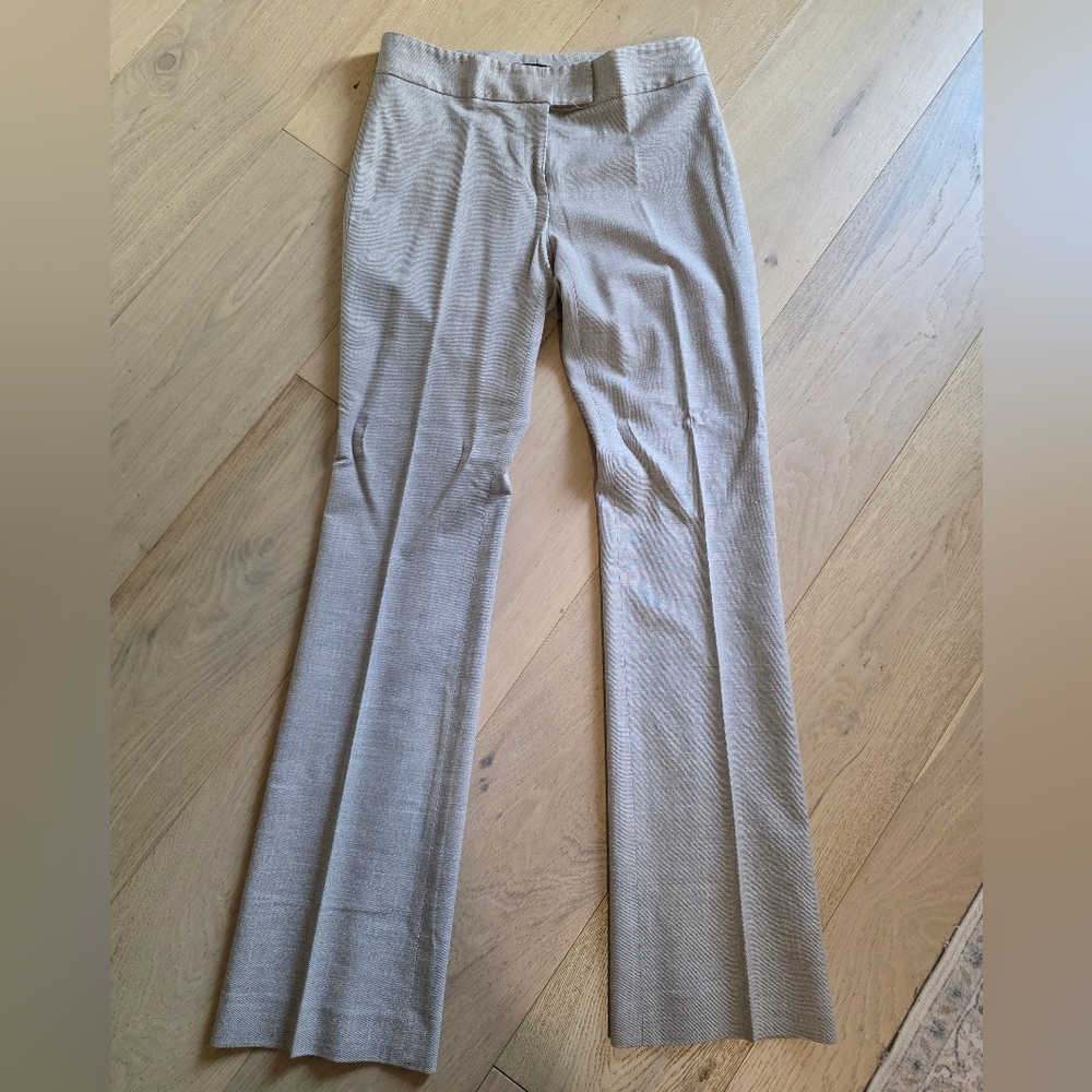 Greige Flared Dress Pants